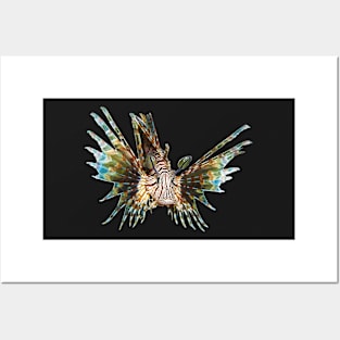 Lionfish | Underwater Art Floating Fish | Posters and Art